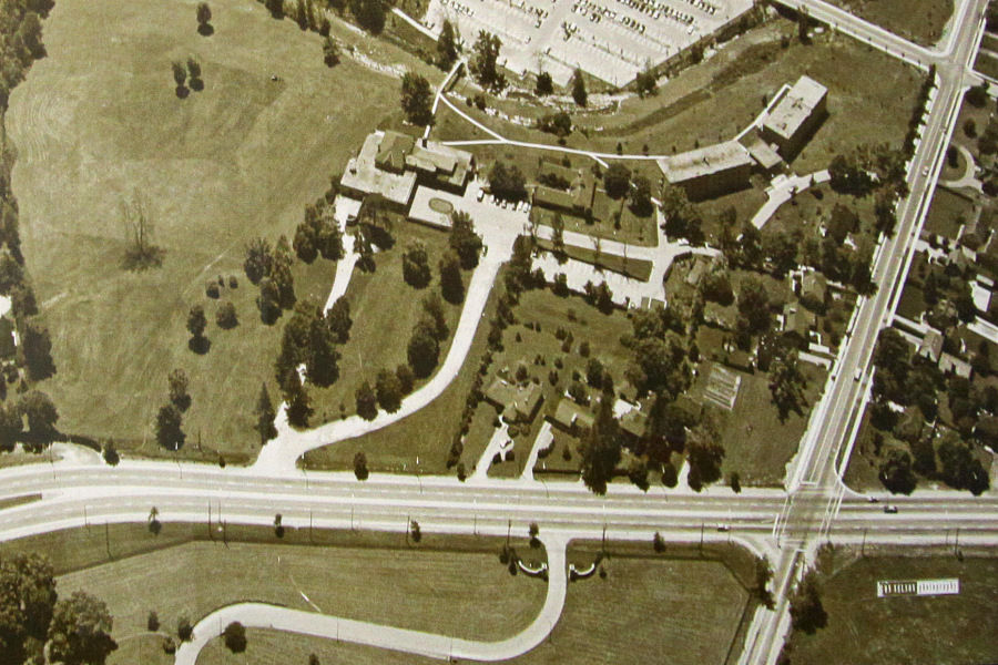 Westminster College, aerial photo