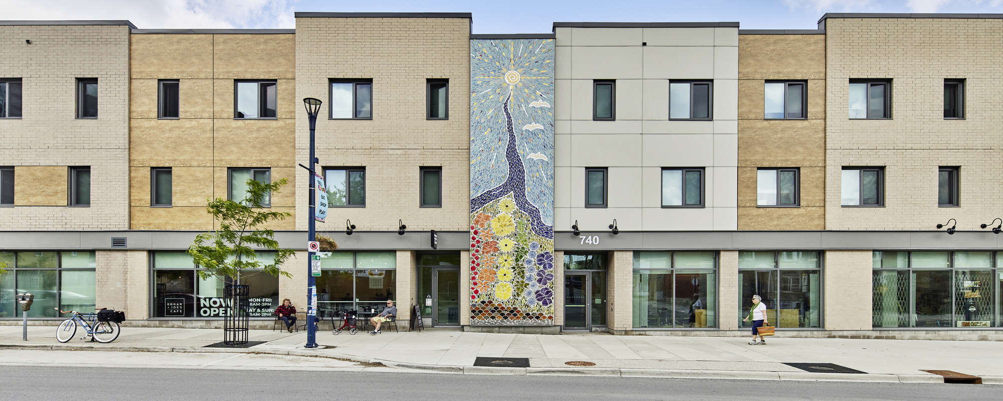 Indwell Embassy Commons project in London, Ontario - a streetview photo.