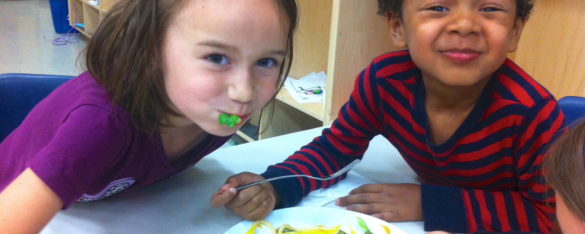 Growing Chefs, London, Ontario. A group of very young chefs. A photo.